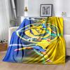 Football Players Action Blanket Warmthful Decor Suitable for Picnics Chair Couch for All Occasions Stylish Decor