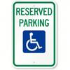 Metal Wall Art Decor Parking Sign for Handicapped Disabled Kitchen Home Decoration
