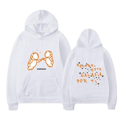 Modne Bluzy z Kapturem z Nadrukiem Podwójnego Astronauty Męskie Codzienne Bluzy z Długim Rękawem Damskie Codzienne Streetwear Harajuku Sudaderas