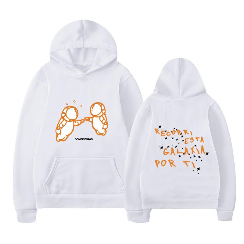 Fashion Printed Double Astronaut Hoodies Men Casual Long Sleeve Sweatshirts Women Casual Harajuku Streetwear Sudaderas