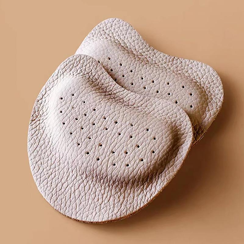1Pair Sandals Anti-slip Stickers Leather Pad Women High Heels Pain Relief Insert Insoles Toe Cushion Foot Care Shoes Pad