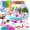 DIY Crystal Terrarium Making Kit for Kids with LED Light and Remote Control