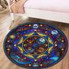 Bat Retro Round Area Rug,Carpet Rug for Living Room Bedroom Sofa Playroom Decor,Non-slip Floor Mat101