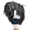 Mizuno High School Baseball Rules JL White X White Baseball/Softball Gloves, Junior, Right-Handed, Compliant, 1EJEY321, Size,