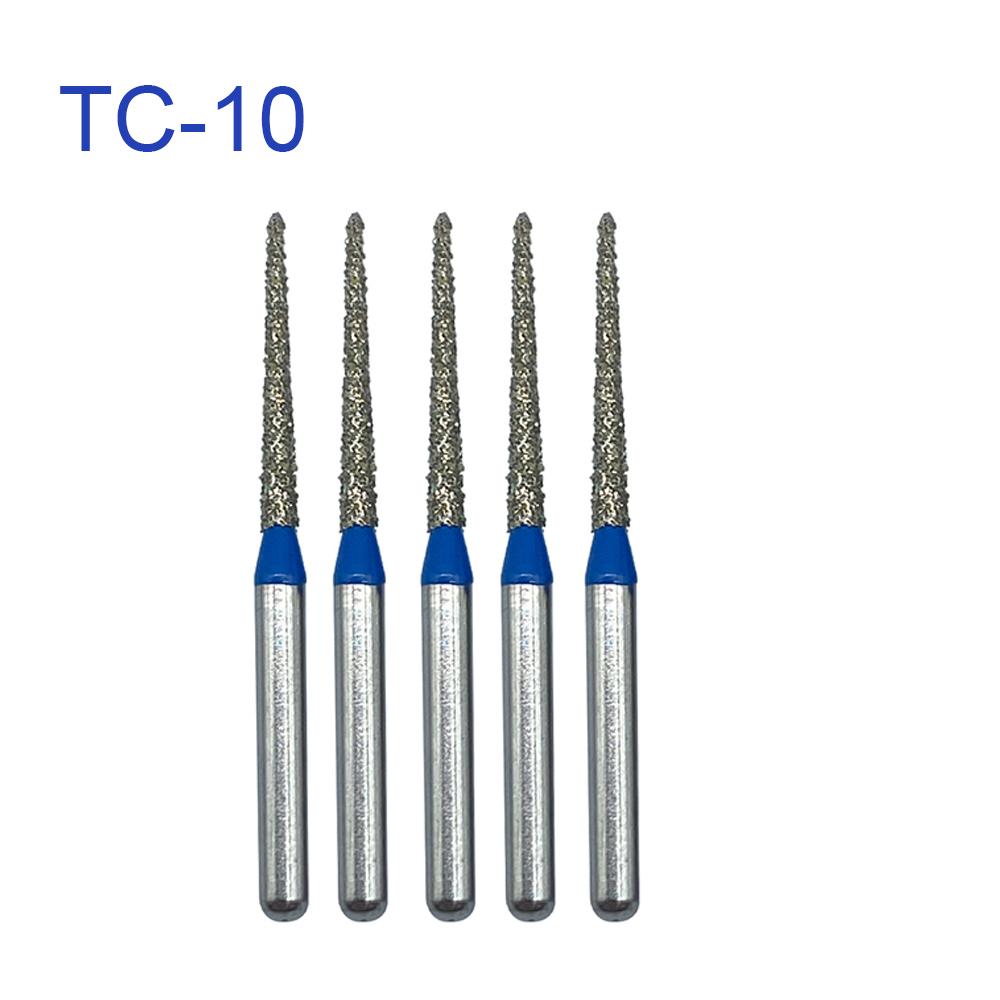 5Pcs/Pack, Jnsur Dental Diamond Burs Dental Drills For High Speed Handpiece Fg Dia 1.6Mm Dental Lab Technican Dentistry Material