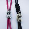 1Pcs Umbrella Rope Bracelets Accessory Undead Skull Brass Knife Beads Edc Outdoor Diy Paracord Handmade Woven Lanyard Pendant