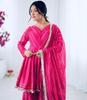 Bollywood Mal Chanderi Salwar Suit Indian Designer Women Salwar Kameez Sharara Set Dress