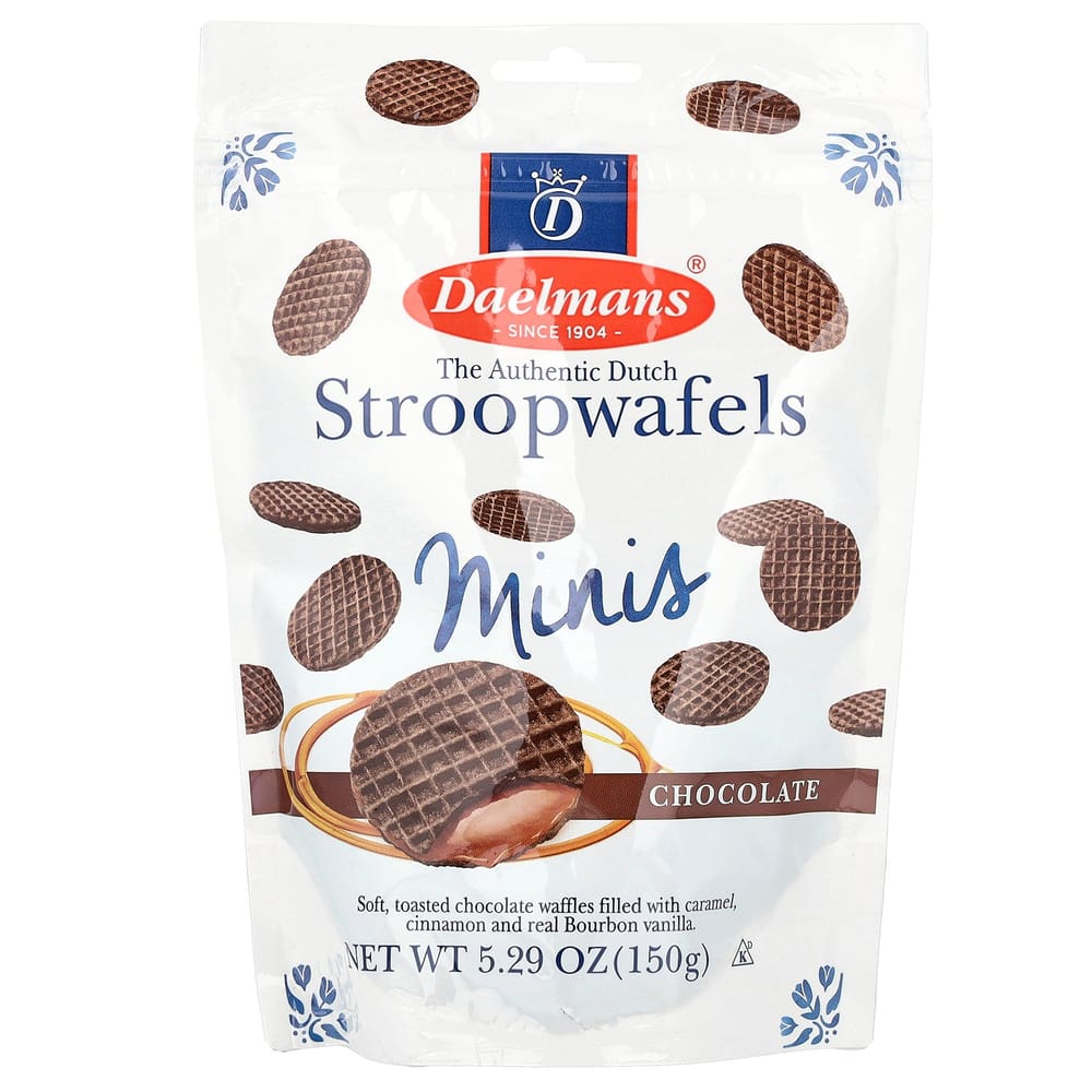 Deelman s Mini Stroopwafels Chocolate Caramel 150g (5.29oz)