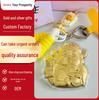 999 Pure Gold Lucky Cat Wealth God Keychain & Phone Charm - Gift for Girlfriend
