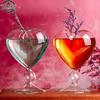 Heart Love Shaped Glass Mug Couple Cups Bird And Various Cocktail Glass Cup Tea Beer Mugs Milk Coffee Cup Gift Drinkware Verres