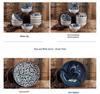 Hand-Painted Japanese Ceramic Bowl Set with Gift Box and Custom Logo Option