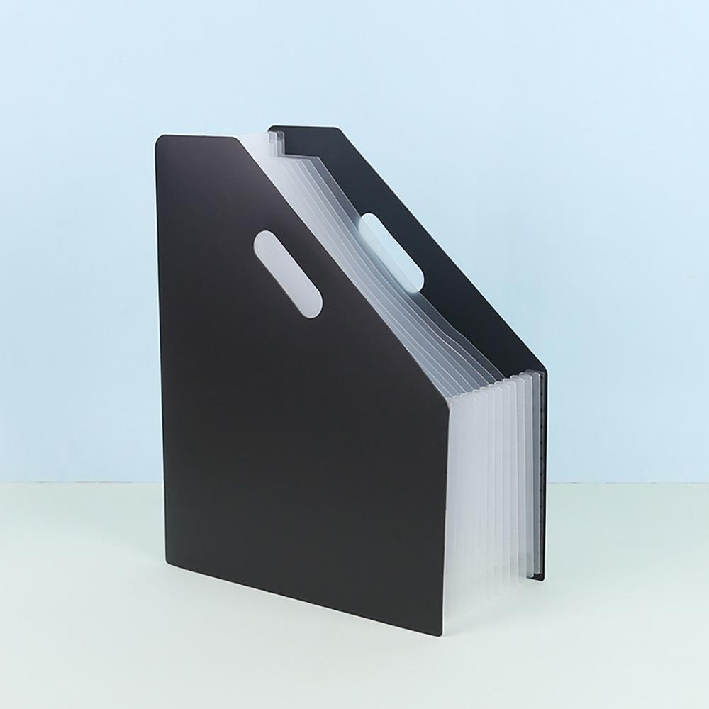 Folder A4 Expanding Organ Bag Diagonal Mouth Rainbow Color Document Holder  Briefcases