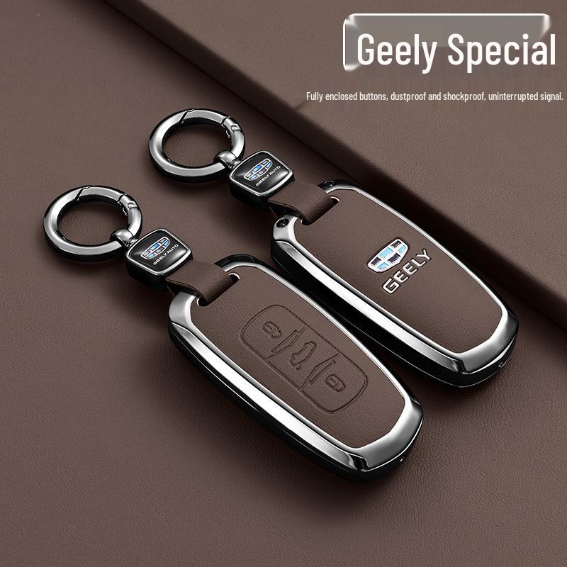 Car Key Covers for Geely Emgrand, Xingrui, Boyue L, Xingyue L, Binyue, and Binrui Vision X6/Icon Models