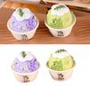 6Pcs Cute Dollhouse Miniature Kitchen Food Toy Jam Ice Cream Cone Model Home Decor Kids Pretend Play Toys