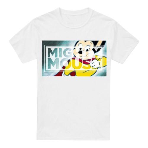 Mighty Mouse Mens Mighty Rectangle T-Shirt