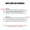 DB62 3 Rows Terminal Wire with Number HDB62 Male Female Serial Cable 62Pin Double Shield Single Head with Cable Connector