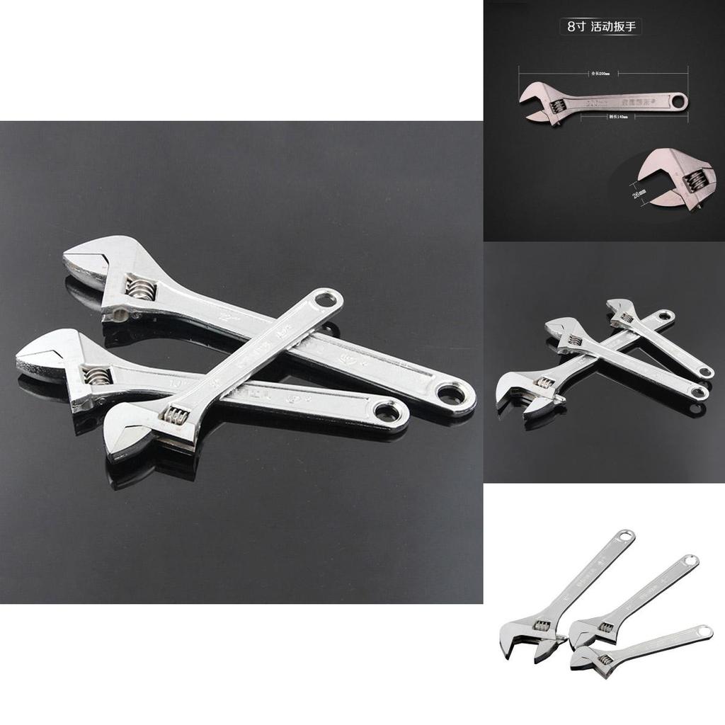 6"/8"/10"/12"/15" Adjustable Wrench Spanner For Various Lifestyles**