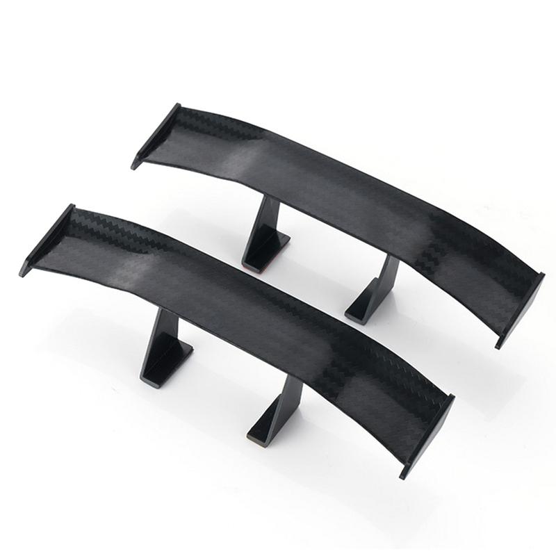 Evrensel Araba Mini Karbon Fiber Spoiler Kanat Araba Tasarımı Arka Bagaj Kanat Bagaj Dudak Spoiler Oto Dekorasyonu Dış Aksesuarlar