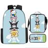 3D Animation Three-Piece Yugui Dog Cartoon Primary And Secondary School Students Schoolbag Children'S Backpack