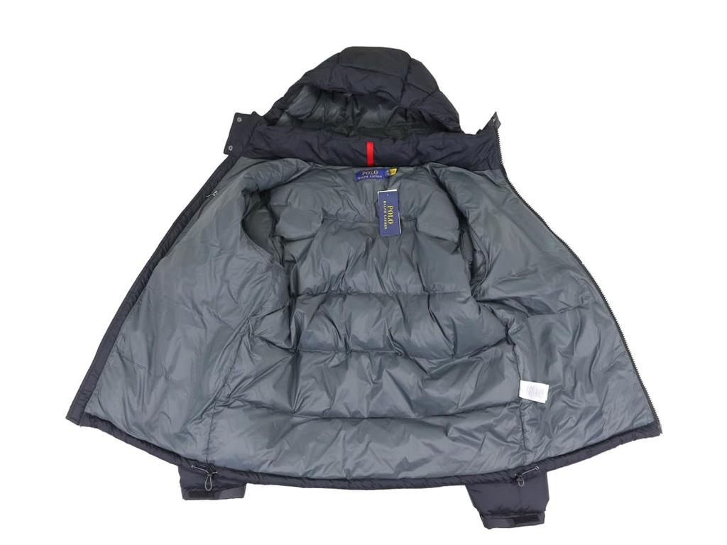 POLO RALPH LAUREN Down Size Black Men's Double-Zip Jacket/Parka, 80/20, XXL, (Product Code 01010055)