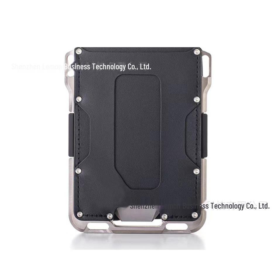 Metal RFID Card Holder - Anti-Theft Aluminum Alloy Wallet for Credit and Bank Cards