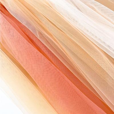 Nudebrauner Tüllstoff 1 Yard Luxuriöses Weiches Nylonnetz zum Nähen von Schönheitswettbewerbskleidern Mädchen Geburtstag Tutu Rock Verzierungen Atmungsaktiv
