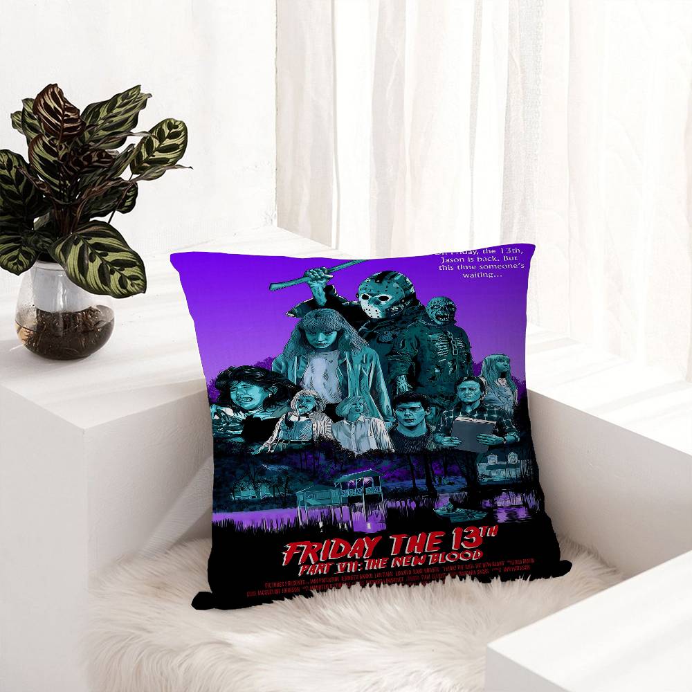 Horror Movie F-Friday T-The 13Th Pillow Gift Home Office Decoration Bedroom Sofa Car Cushion Cover Case 45X45