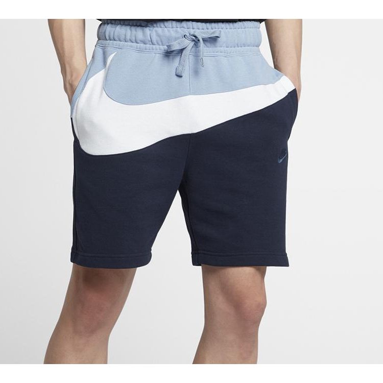 Nike French Terry Color Block Drawstring Shorts Men Shorts Obsidian AR3162-438