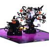 Enchanting 3D Halloween Greeting Card Halloween Popup Greeting Card Scarecrows Pumpkins 3D Eerie Party Decoration Gift