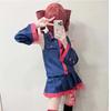 Anime Kasane Teto Cosplay Mode Uniform Kostüm Perücke Vtuber Teto Blaues Kleid Anzug Für Frauen Halloween Party Formel Uniform Anzug