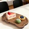 Yousheng Japanese Style Wood Serving Tray Cheese Board Charcuterie Board Coffee Trays Rectangular Round Platter for Desserts Cheese Snacks Fruits