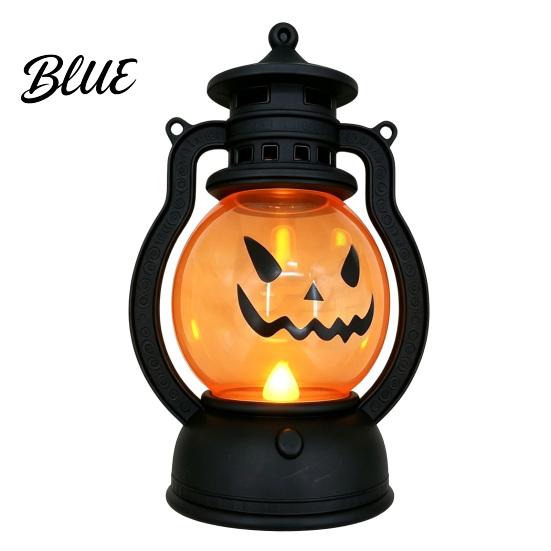 Tabletop Lantern for Party Halloween Pumpkin Lantern Flickering LED Lamp Vintage Handheld Realistic Holiday Home Decor Oil Lamp Indoor Outdoor