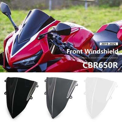 New Motorcycle Accessories Windsceen Double Bubble Windshield Wind Deflector Fairing For Honda CBR650R 650 R CBR 650R 2019-2025