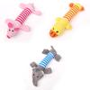 Wholesale Plush Dog Toy Pig With Sound Four-legged Striped Duck Elephant Pet Toy