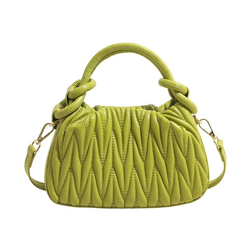 Ručně pletená taška, Vědro taška, Crossbody taška pod paži, Ramenní taška pro dojíždění, Velkokapacitní crossbody taška