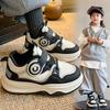 Children's Shoes Girls' Sports Shoes Spring Middle and Large Children's Boys' Running Shoes Leather Dad Shoes
