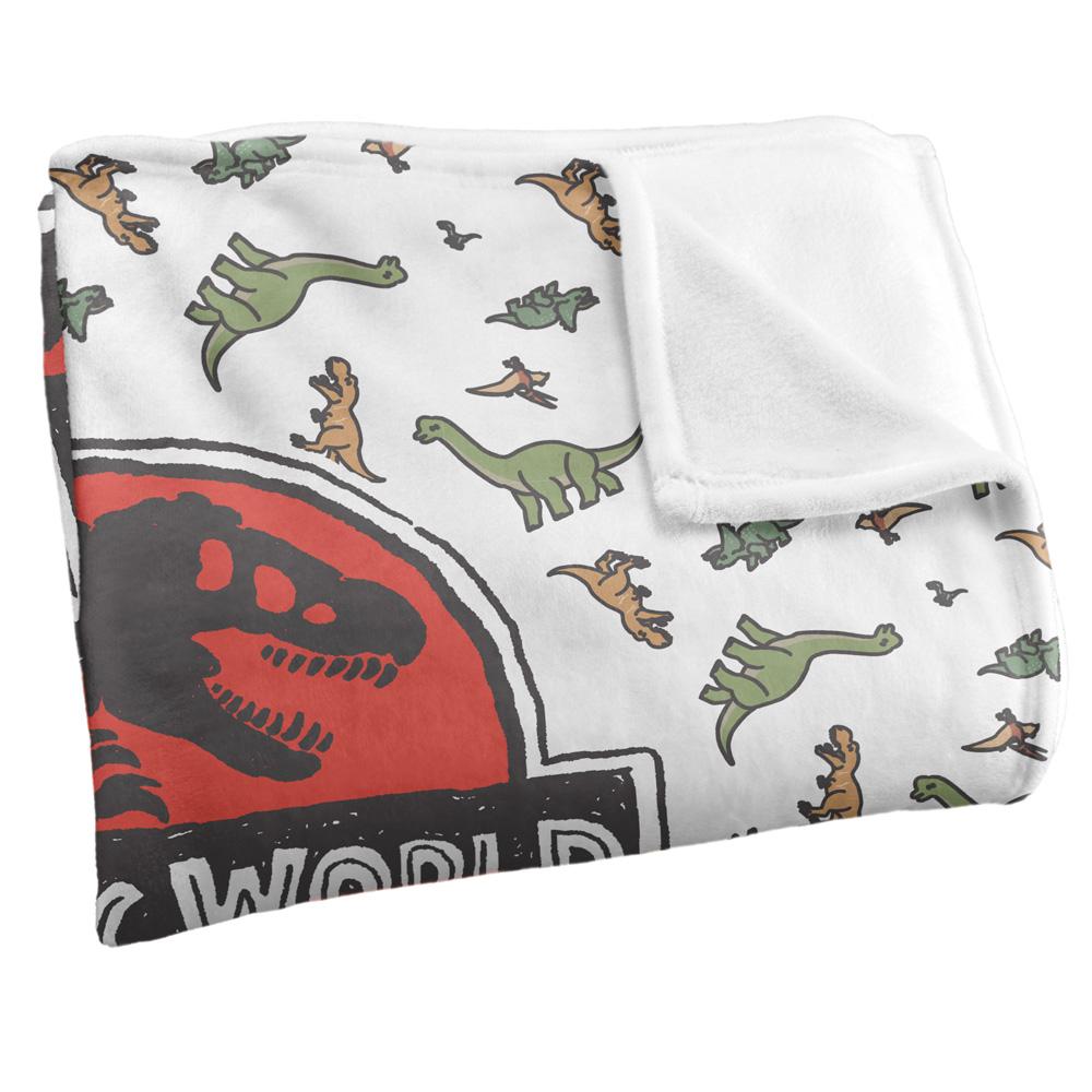 Jurassic World Sketch Blanket