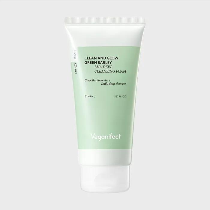 Vegan Effect Acne Barley LHA Deep Cleansing Foam 165ml