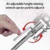 Universal Stainless Steel Fishing Support Tool Adjustable Fish Poles Holder Support Stand Ground Insert Bracket