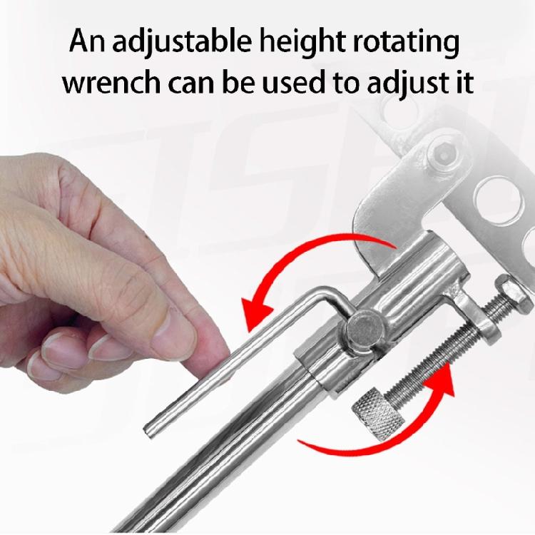 Universal Stainless Steel Fishing Support Tool Adjustable Fish Poles Holder Support Stand Ground Insert Bracket