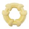 Pet Molar Toy Circle Shape Dog Chew Toy Puppy Teether Toy Teeth Cleaning for Dogs Safe Flexible TPR Multiple Colors