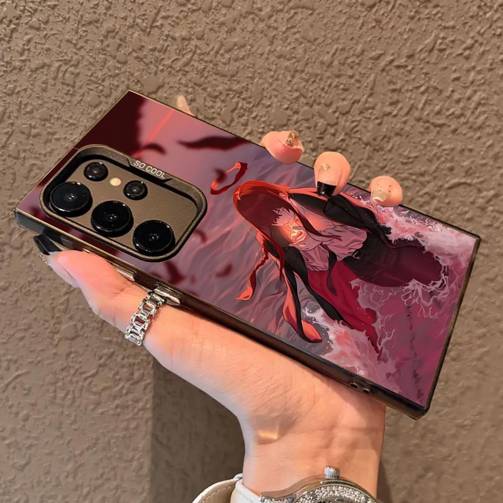 Coole Anime M-Makima Handyhülle Für SAMSUNG Galaxy S26 S25 S24 S23 S22 S21 S20 FE Plus Ultra Cover