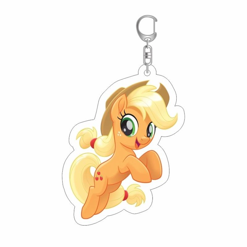 Pony Little My Pinkie Pie Pendants Keychain Rarity Decor Cartoon Cute Gifts Doll
