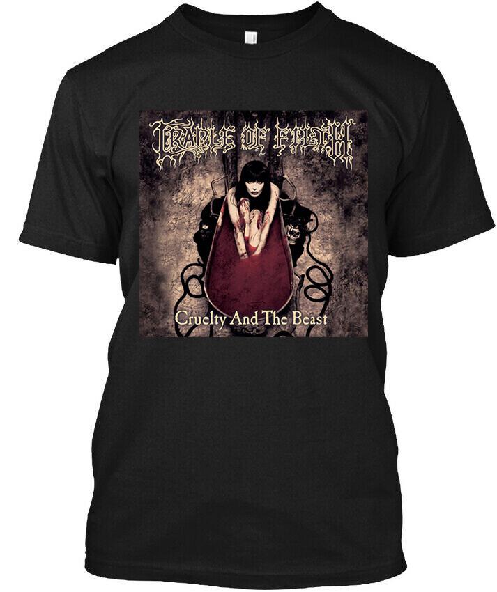 New Popular Cradle Of Filth Cruelty And The Beast English Music T-Shirt S-4Xl