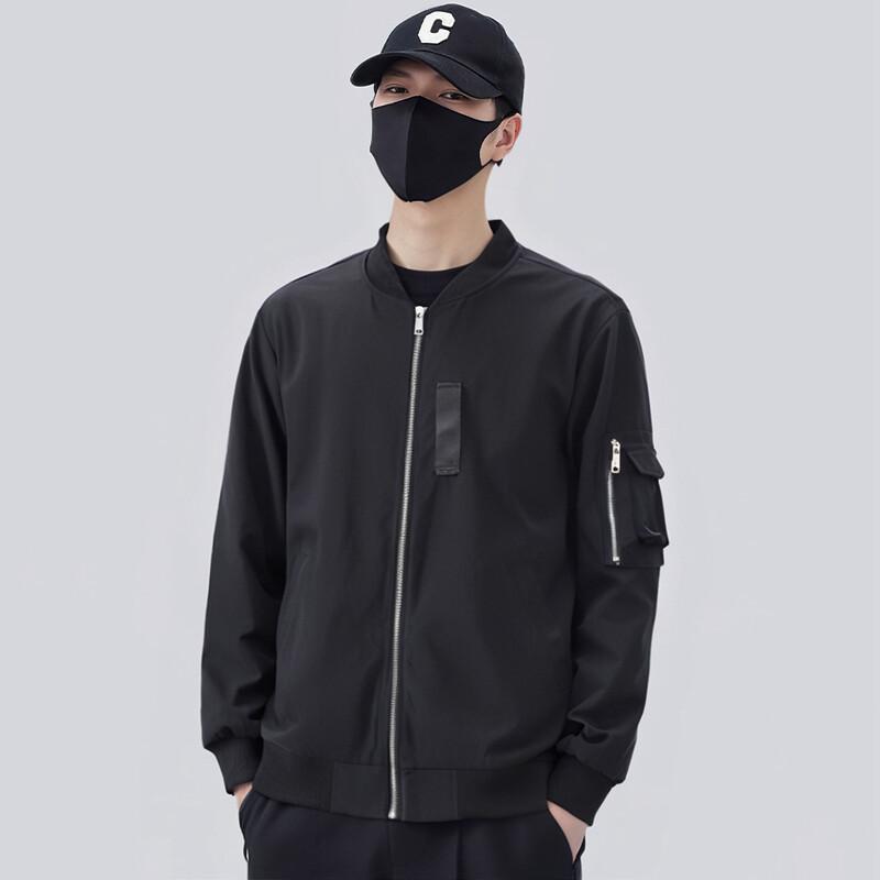 Men's New Versatile Flight Suit Jacket Slim Long-sleeved Outdoor Men's Casual Jacket Autumn Simple Baseball Suit