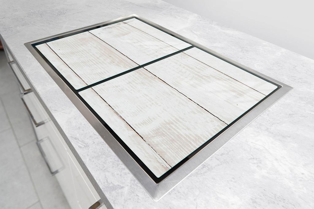 GLAS-KOCHFELDSCHUTZPLATTE 70x52 HOLZ