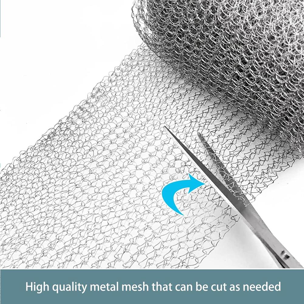 3/6/9/12/15M Filter Wire Mesh Rabbit Rodent Protection Stainless Steel Mesh Insect Screen Pest Protection Mesh for Hole Filler