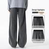 JEEP SPIRIT Men's Loose Straight Thickened Casual Sweatpants