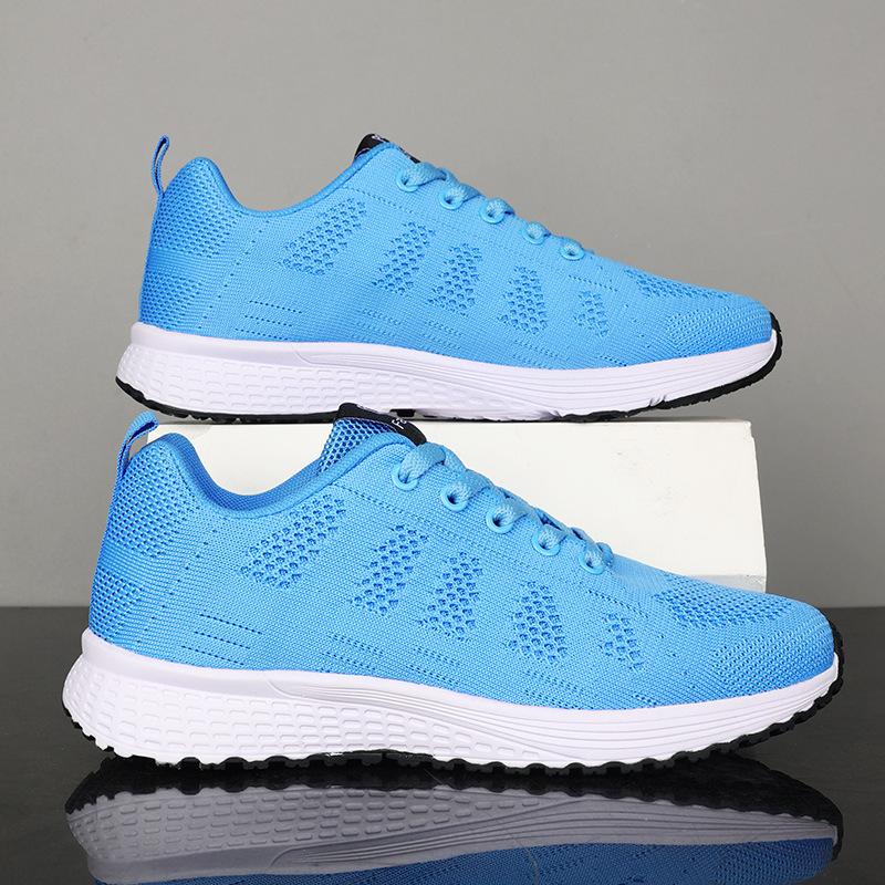 

Fashion casual breathable ultra-light mesh outdoor sports women s shoes spring and summer new wear-resistant versatile breathable 42 синий