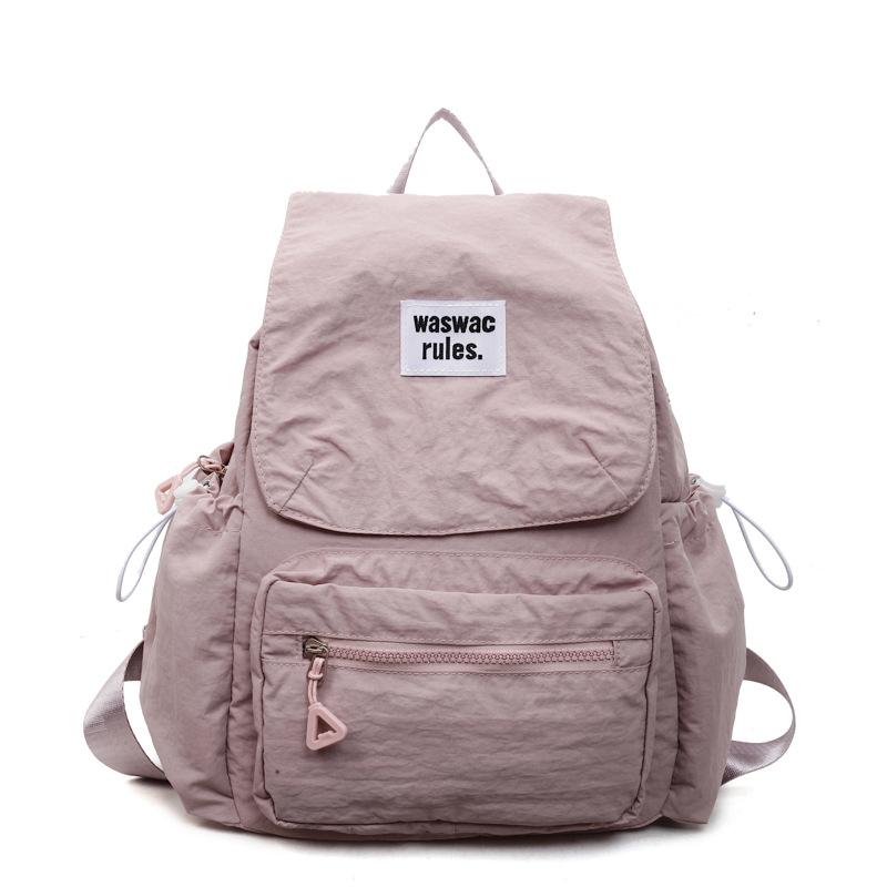 Lightweight Backpack With Front Pocket Fashion Casual Bag For Daily Use Unisex Design